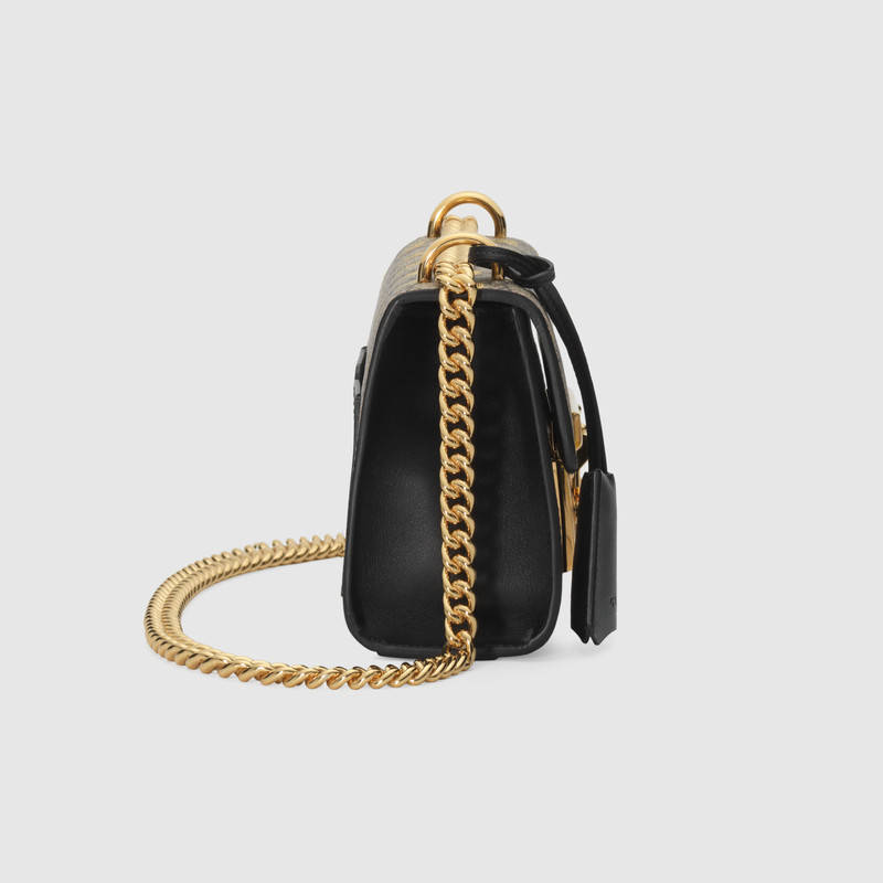 Gucci Padlock Small GG Supreme Canvas Shoulder Bag 409487